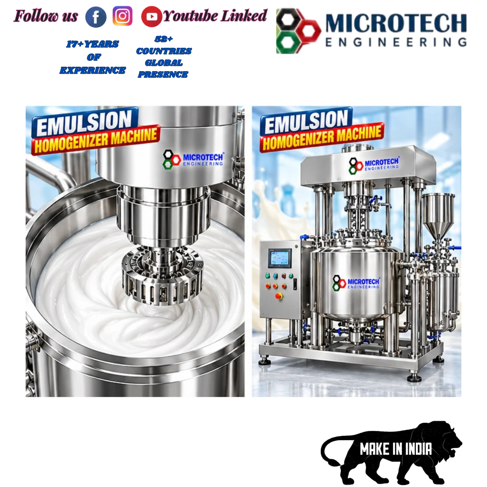 EMULSION HOMOGENIZER MACHINE