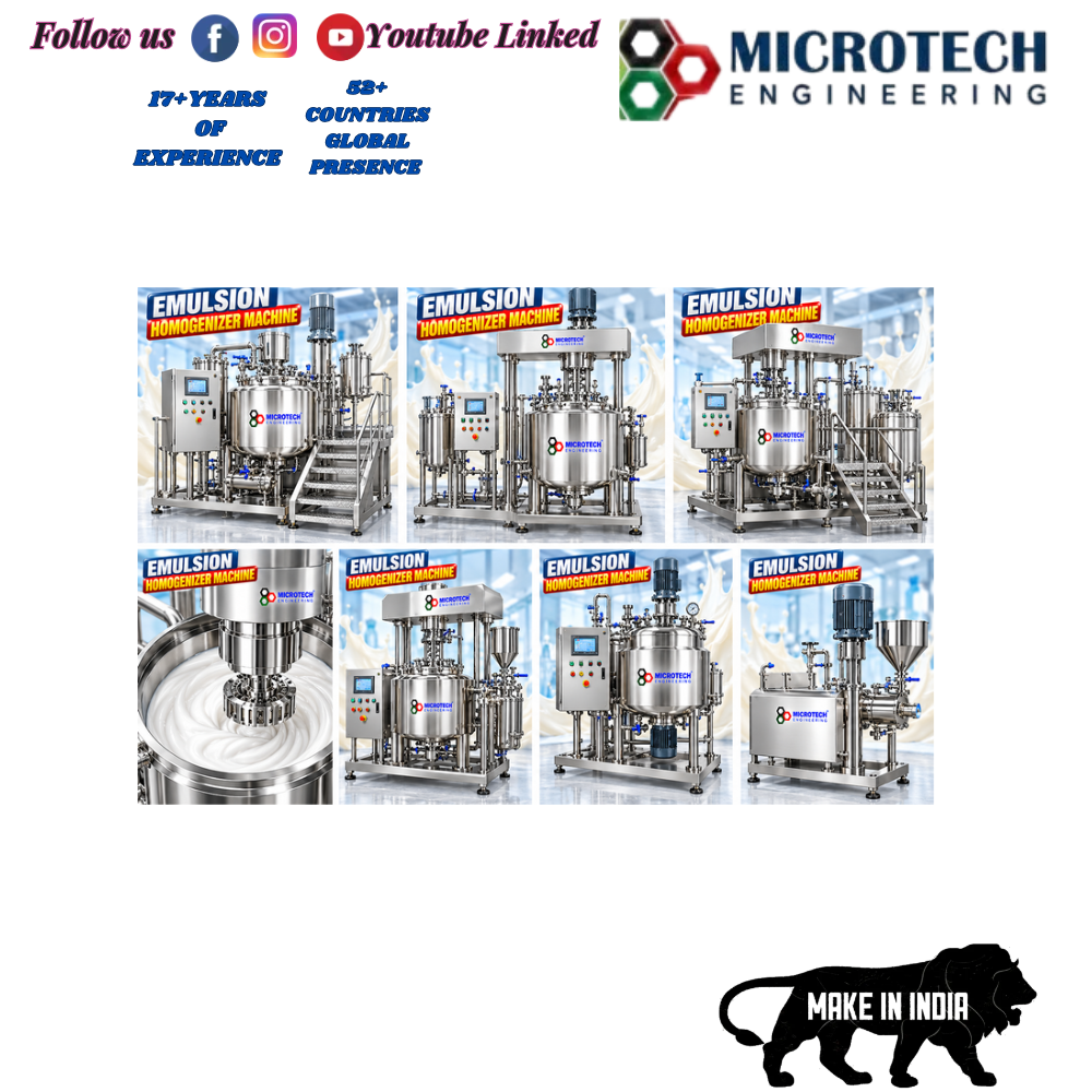 EMULSION HOMOGENIZER MACHINE