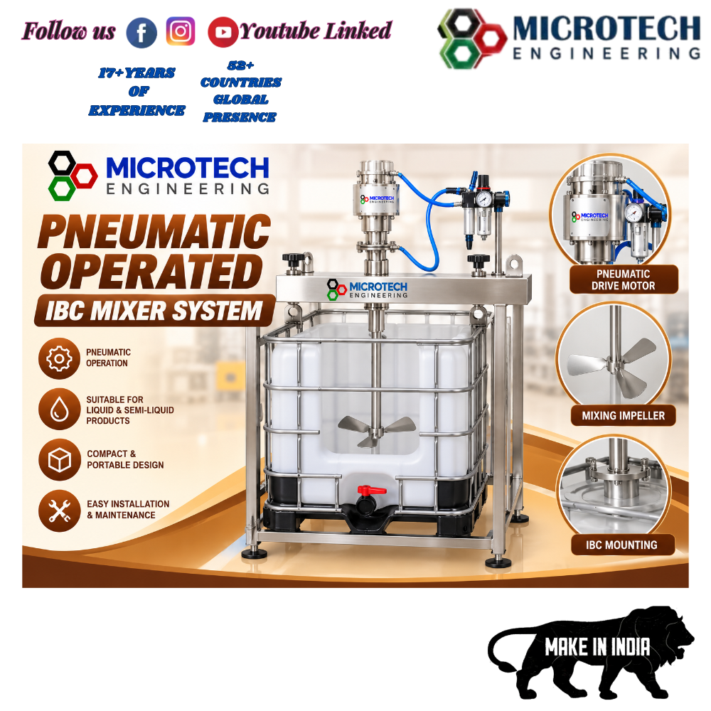 PNEUMATIC OPERATED IBC MIXER SYSTEM