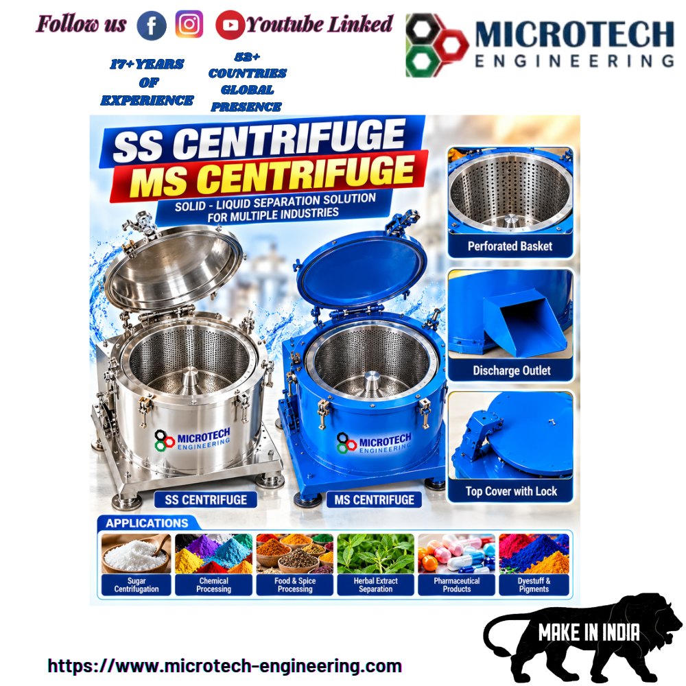 SS Centrifuge , MS Centrifuge