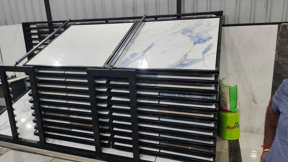 Book Panel Floor Slider Display Rack
