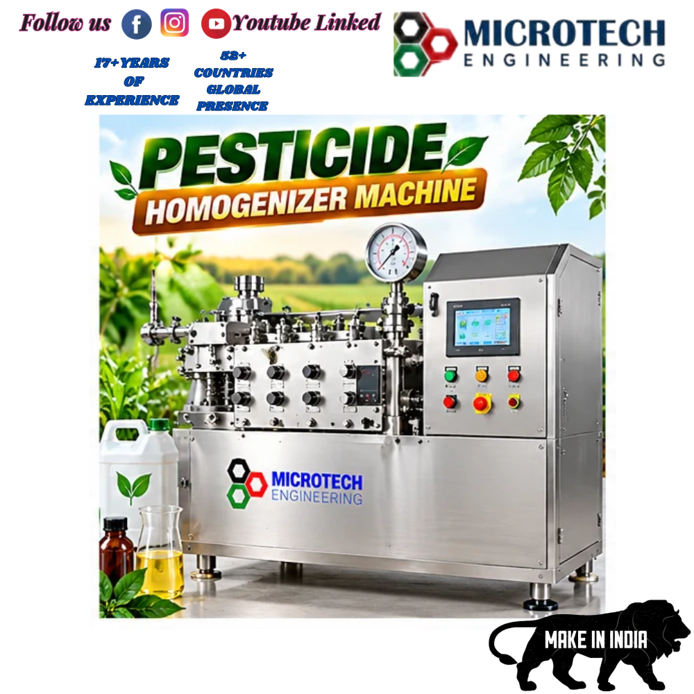 PESTICIDE HOMOGENIZER MACHINE