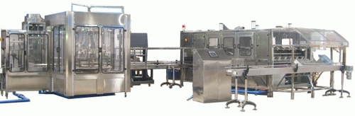 B5G-1200 3 इन 1 मोनोब्लॉक 3 गैलन 5 गैलन भरने की मशीन