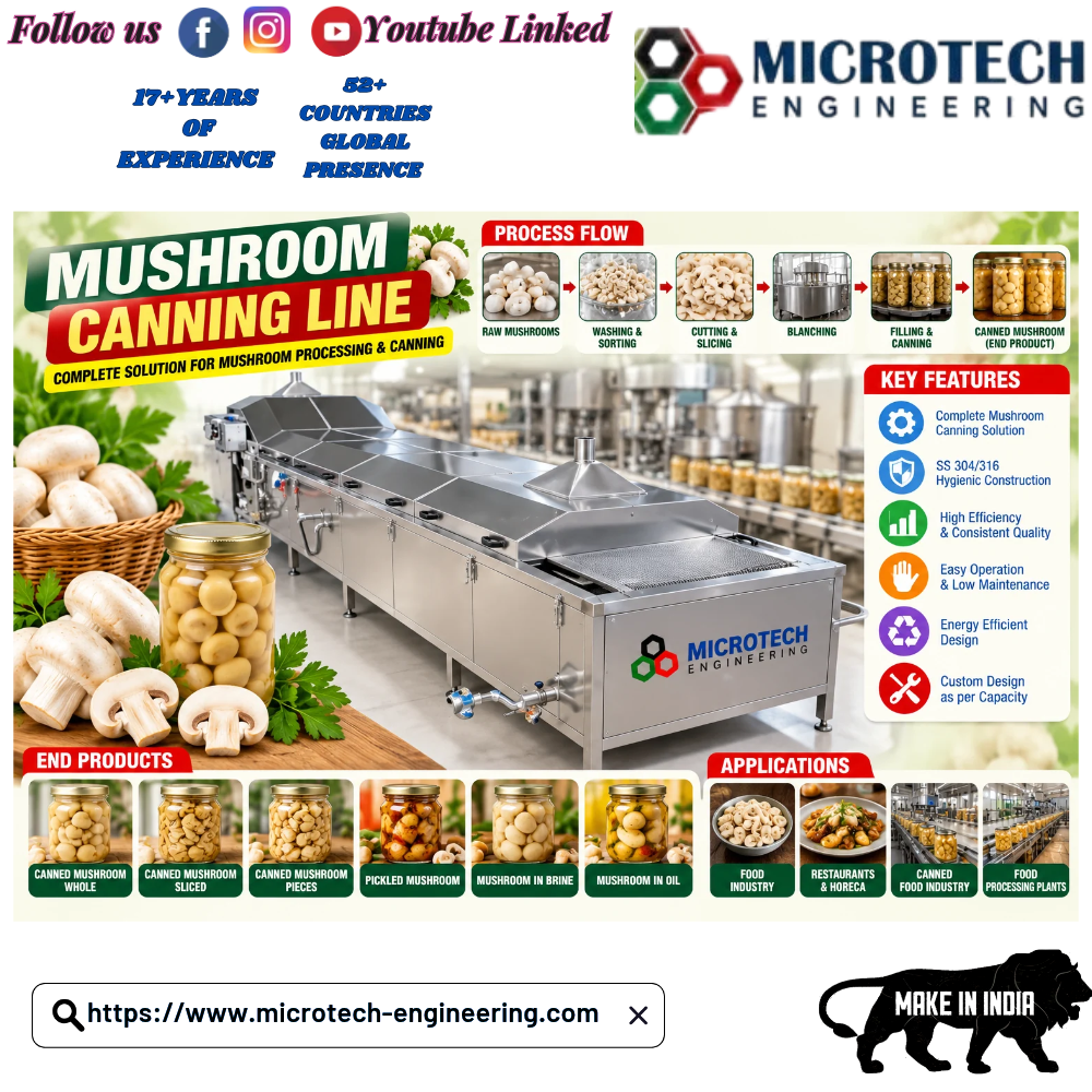 Mushroom Canning Line 