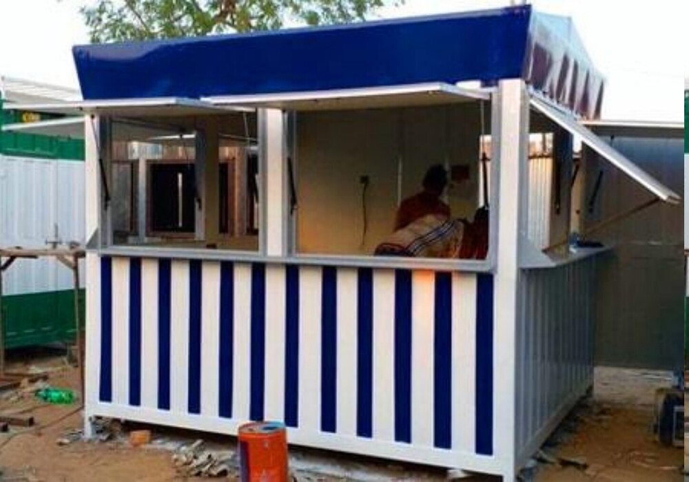 Portable Container Shop - Color: White