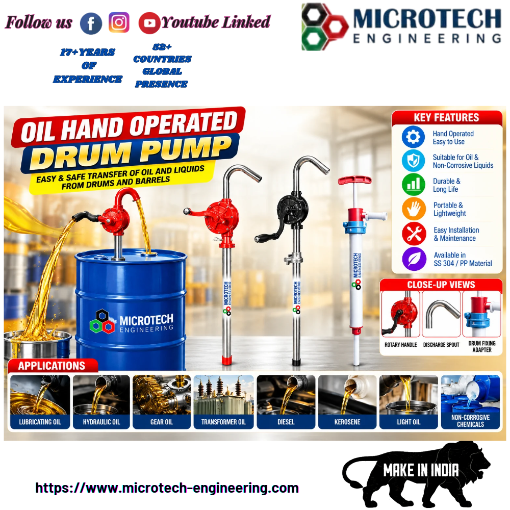  Oil Hand Operated Drum Pump