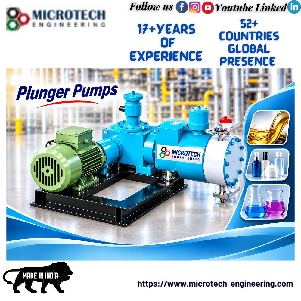 Plunger Pumps, Microtech Engineering
