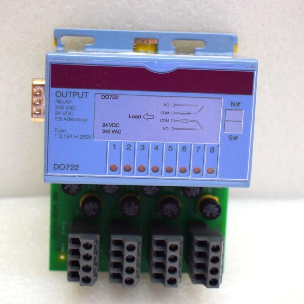 Digital output module, 8 relay outputs 240 VAC / 24 VDC, 2.5 A