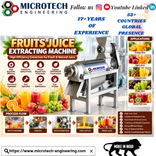 Fruits Juice Extracting Machines