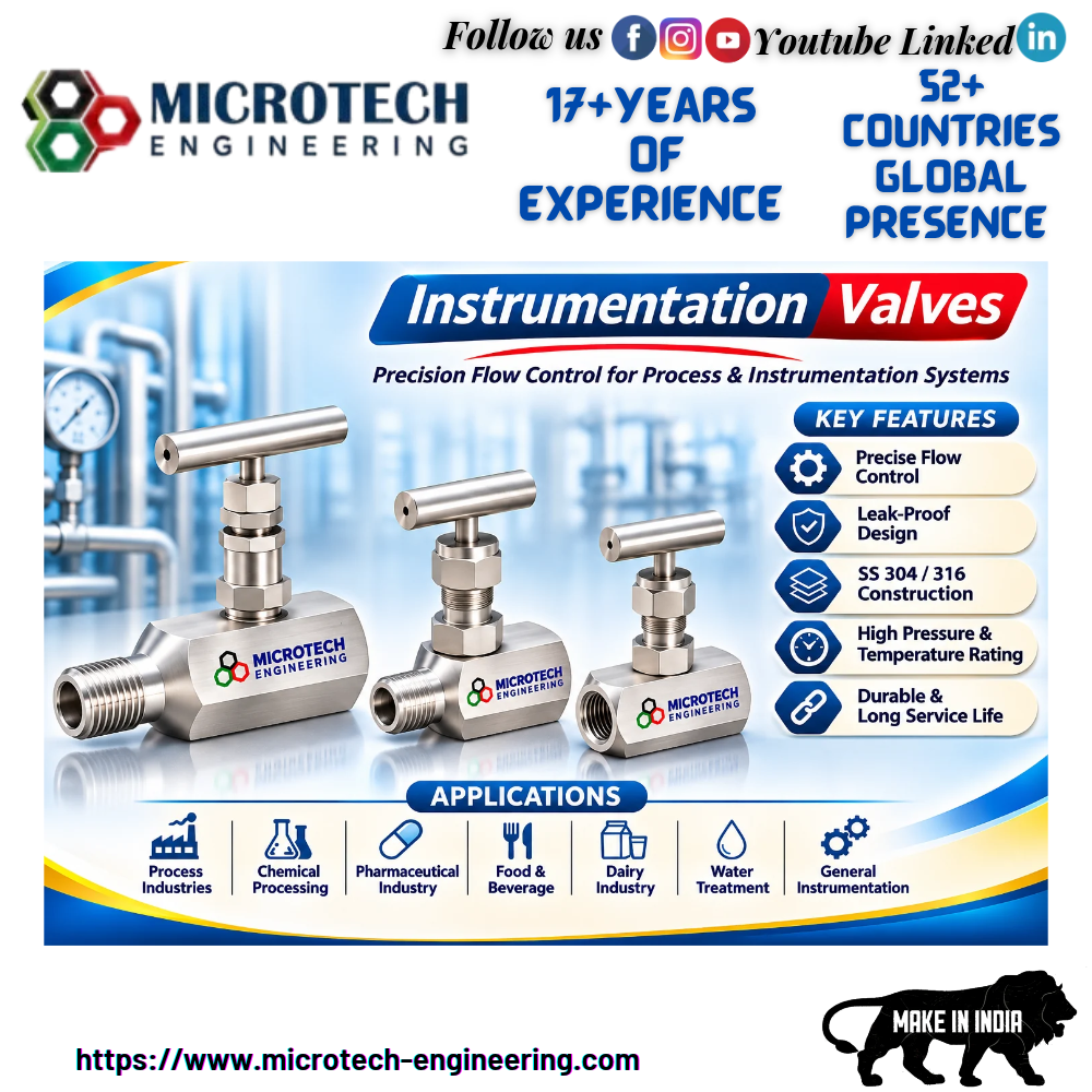 Microtech Engineering Instrumentation Valves