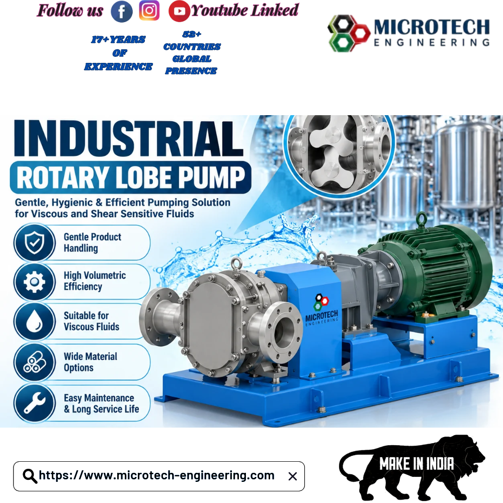 Industrial Rotary Lobe Pump