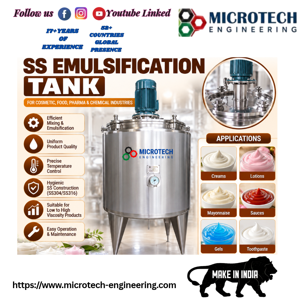 SS Emulsification Tank