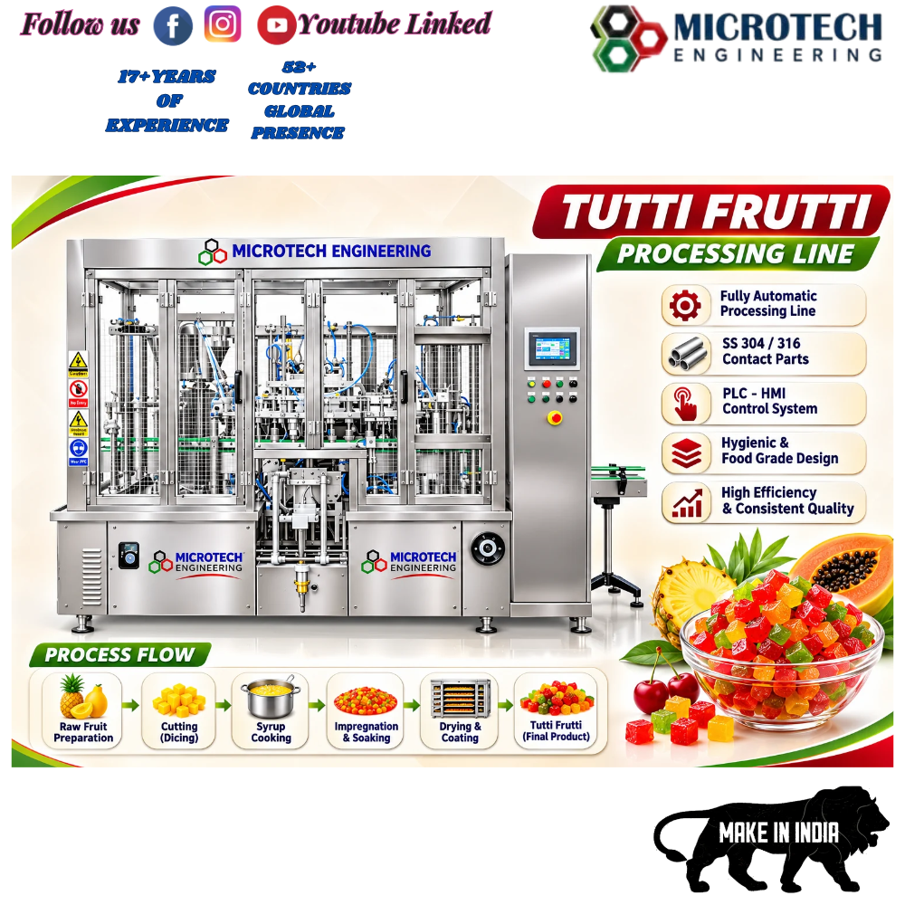 TUTTI FRUTTI PROCESSING LINE