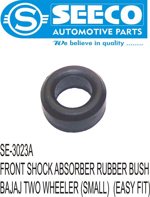Front Shock Absorber Rubber Bush - Thickness of 2-5 mm, Weight Range 100-200 g | Polished Finish, High-Quality Rubber Manufacturing