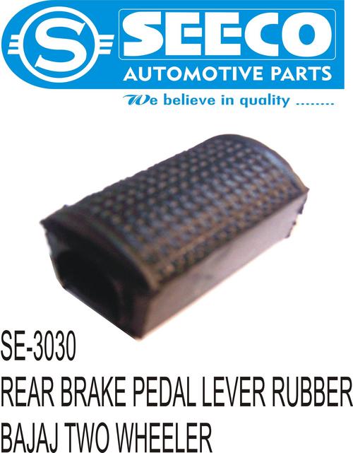 Rear Brake Pedal Lever Rubber - 1.0-7.0 mm Thickness, 100-200 g Weight | High-Quality Polished Rubber Component