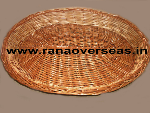 Bamboo Baskets - 31 x 31 x 5 cm, Brown Color, Polished Surface Finish, Customizable Shapes for Gift Packing and Decorative Use