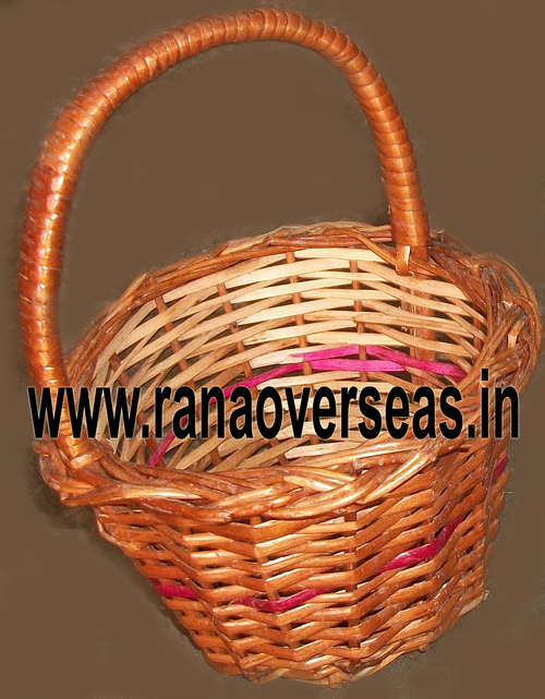 Bamboo Baskets - 31 x 31 x 5 cm, Brown | High-Quality Material, Customizable, Royal Design for Gift Packing and Decorative Use