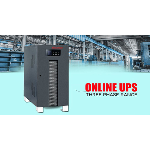 White Three Phase Online Ups