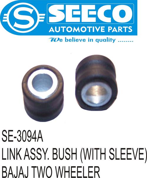 LINK ASSY. BUSH (WITH SLEEV) - Rubber & Stainless Steel, Weight: 300-600g, Working Life: 2-4 Years | Precision Engineered for Robust Performance and Durability