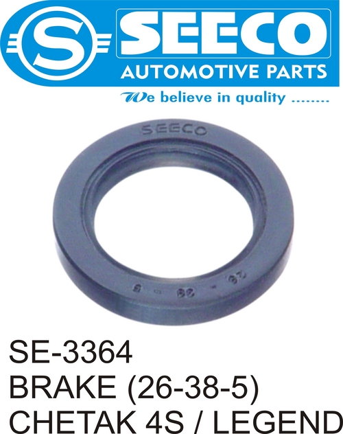 Seeco Oil Seals & O Rings - Metal, Iron Material | Patented Wave Lip Design, Heat Dissipation, Contaminant Exclusion
