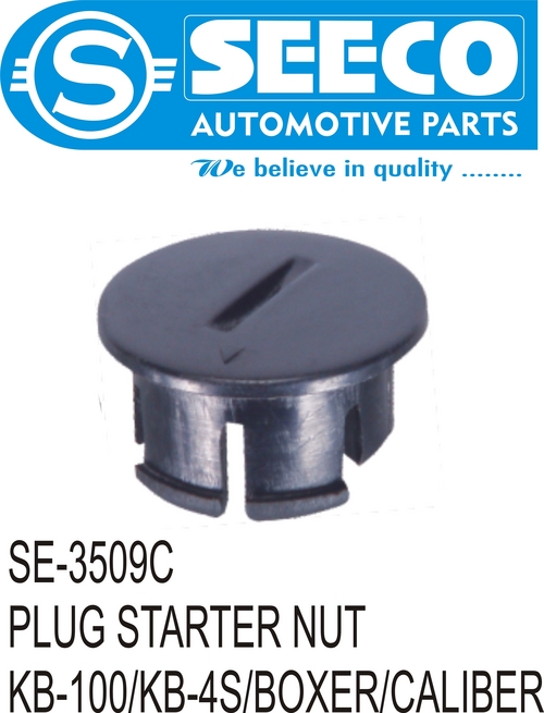 PLUG STARTER NUT - Mild Steel, Polished Finish, 130-450 Grams, 9-10 Years Working Life | Automotive Parts Rubber Components, High-Quality Manufacturing