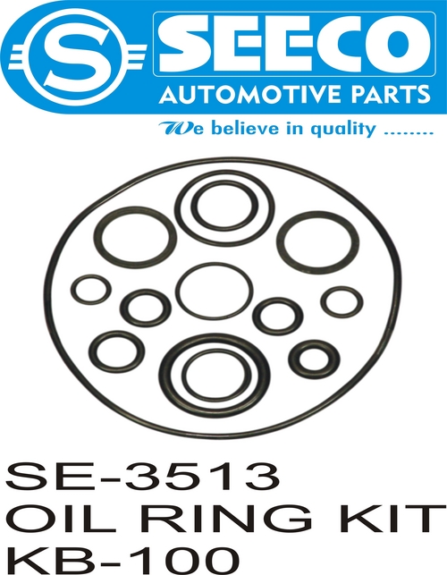 Oil Ring Kit - Rubber Material, Weight 0.5 - 60 Grams | Polished Finish, Automotive Use, High-Quality Manufacturing