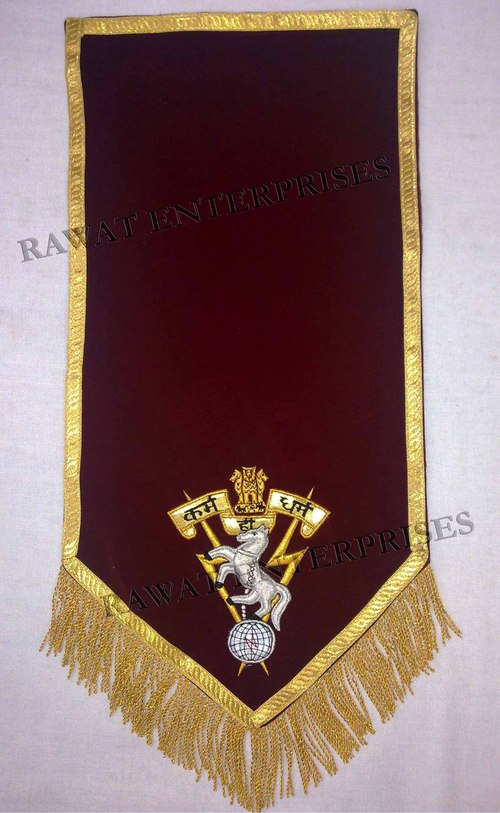 Flag Trails - Plastic Material, Hanging Style, Embroidered Design | Versatile Table Display Solution