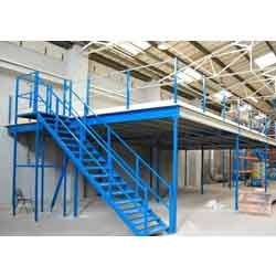 Mezzanine Floor - Durable Steel Structure | Versatile Space Optimization, Customizable Heights, Easy Installation