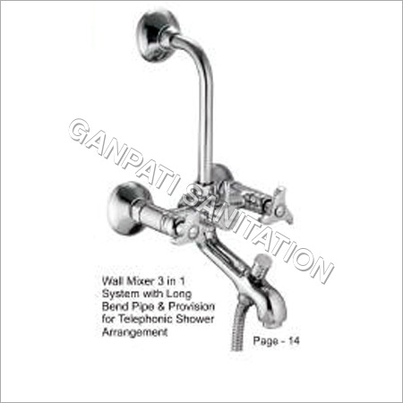 वॉल मिक्सर टेलीफोन शावर