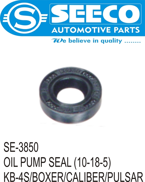 OIL PUMP SEAL - Rubber & Plastic, Weight: 0.5-75 Grams | Polished Finish, Patented Wave Seal Lip Design, Automotive Use