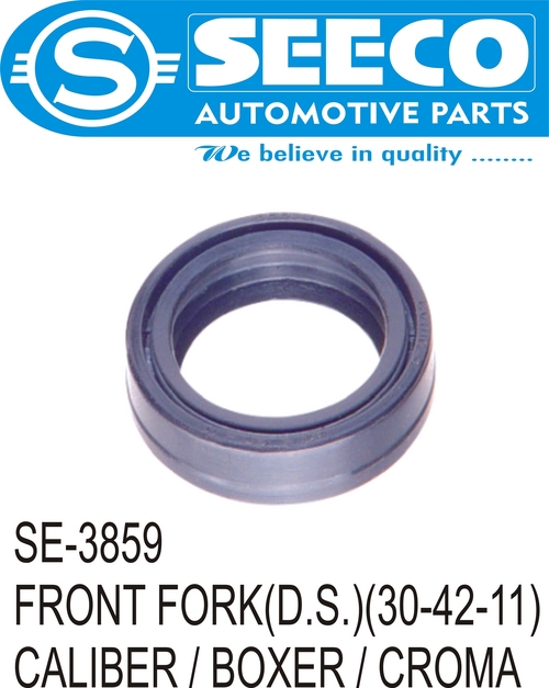 FRONT FORK - Steel, 100-200 Grams | Polished Finish, Wave Seal Lip Design, Retains Lubricants, Excludes Contaminants, Ideal for Automotive Use