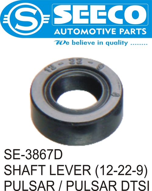 Seeco Oil Seal & O Ring - Metal, 12x22x9 Millimeter, Polished Finish | Patented Wave Seal Lip Design, Automotive Industry Use, Reduces Wear and Heat