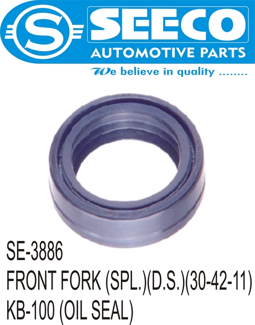 FRONT FORK (DOUBLE SPRING) - Metal, Weight: 50-150g | Features Wave Seal Lip Design, Retains Lubricants, Excludes Contaminants, Automotive Use