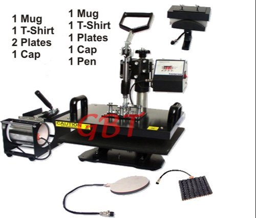 Automatic 5 In 1 Heat Press Machine