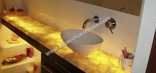 पॉलिश पीला क्वार्ट्ज