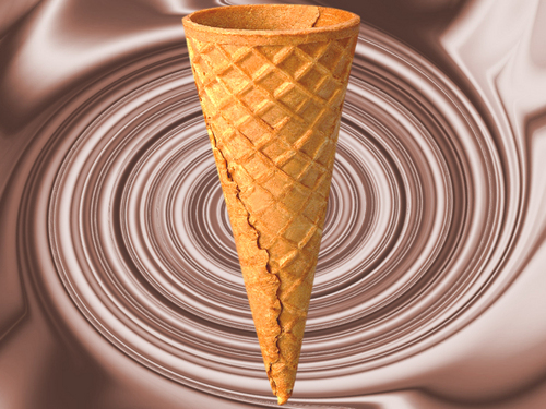 Sugar Rolled Biscuit Cone - Premium Quality Edible Cone , Perfect for Ice Cream and Dessert Use