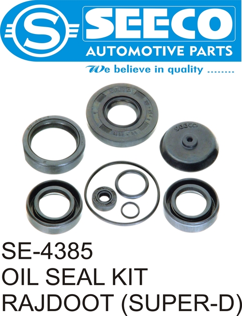 OIL SEAL KIT - Metal, 100-300 Grams | Patented Wave Seal Lip Design, Retains Lubricants, Excludes Contaminants, Ideal for Automotive Use