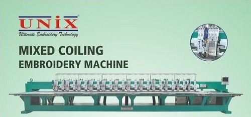 Coiling Mixed Embroidery Machine