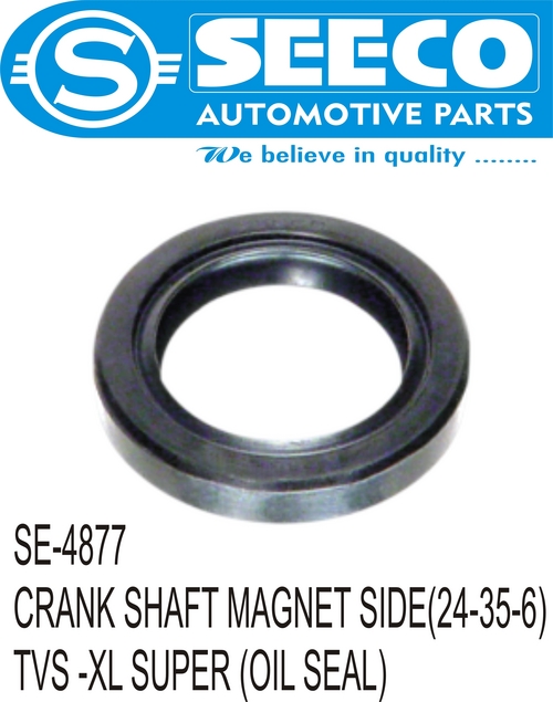 CRANK SHAFT (MAGNET SIDE) - PU & Rubber, Polished Finish | Working Life: 9-10 Years, Galvanized Surface Treatment