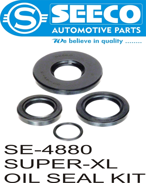 Oil Seal Kit - PU & Rubber, Polished Finish | 9-10 Years Working Life, Durable Design for Optimal Performance