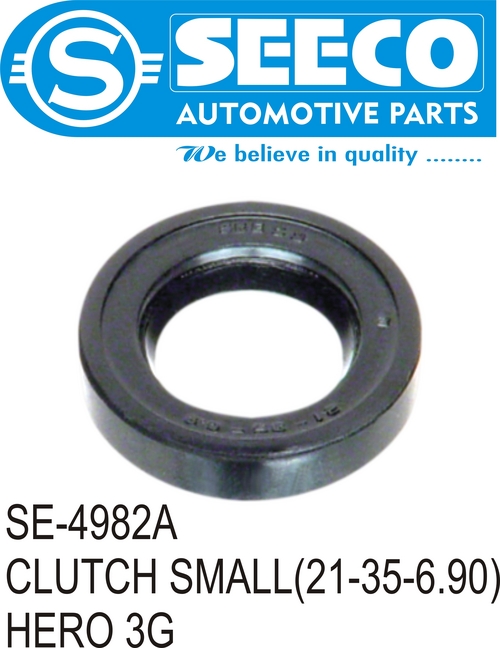 CLUTCH SMALL - PU & Rubber , Wave Seal Lip Design for Enhanced Lubrication Retention and Contaminant Exclusion, Galvanized Finish, Polished