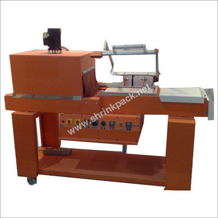 LST L Sealer With Shrink Tunnel - Stainless Steel, Sealing Dimensions 380 mm x 510 mm, Max Product Dimensions 350 mm w, 480 mm l, 120 mm h, Orange | Durable Silicone Sealing Pad, Long Lasting Heating Element, Advanced Microprocessor Controls, Automatic Sealing Pressure, 900 Wraps Per Hour