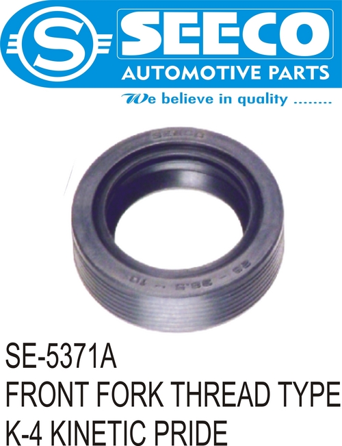 FRONT FORK THREAD TYPE - PU & Rubber, Polished Finish | Galvanized, Patented Wave Seal Lip Design, 9-10 Years Working Life, Contaminant Exclusion