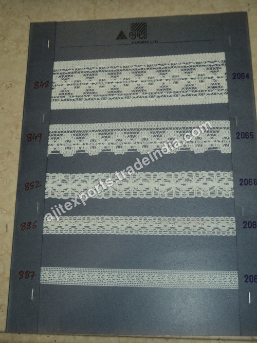 Knitted Laces - Cotton Nylon, 22 Meter Length, 1-5 mm Thickness | Elegant Design, Reversible, Easy to Wash