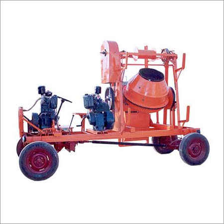 Lift Type Concrete Mixer With Gear System