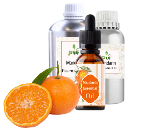 Mandarin Oil - Natural Essential Oil | Refreshing Citrus Aroma, Versatile for Aromatherapy and Skin Care