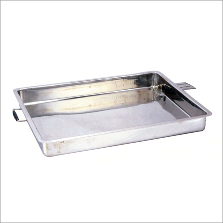 Stainless Steel Milk Collection Tray - Color: Silver