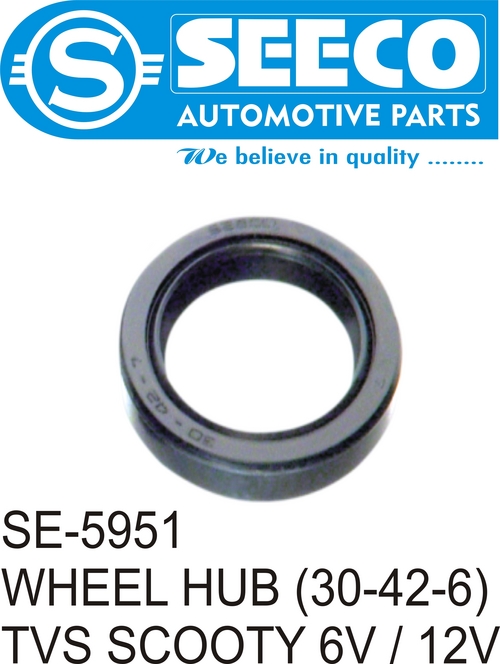 WHEEL HUB - PU & Rubber, 50-110 Grams | Polished Finish, Patented Wave Seal Lip Design for Enhanced Lubrication & Contaminant Exclusion