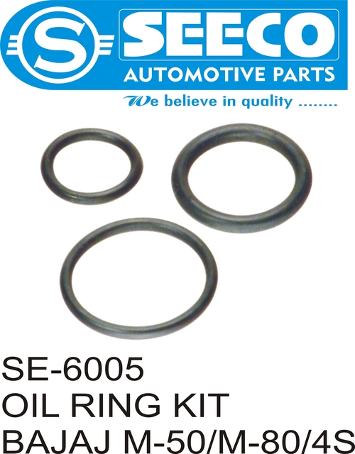 Oil Ring Kit - PU & Rubber, Polished Finish | Lightweight 30-110 Grams, Long-Lasting 8-10 Years
