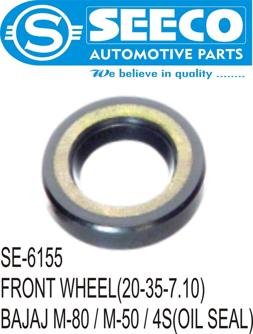 FRONT WHEEL - PU & Rubber, 50-150 Grams | Polished Finish, Patented Wave Seal Lip Design for Effective Lubricant Retention and Contaminant Exclusion
